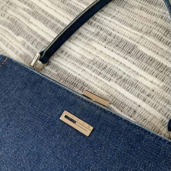GUESS Y2K Denim Mini Shoulder Bag - Picture 2 of 5